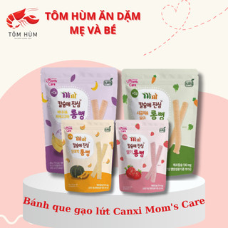 Bánh que gạo lứt thanh dài bổ sung Canxi Mom's Care Hàn Quốc cho bé từ 6 tháng tuổi