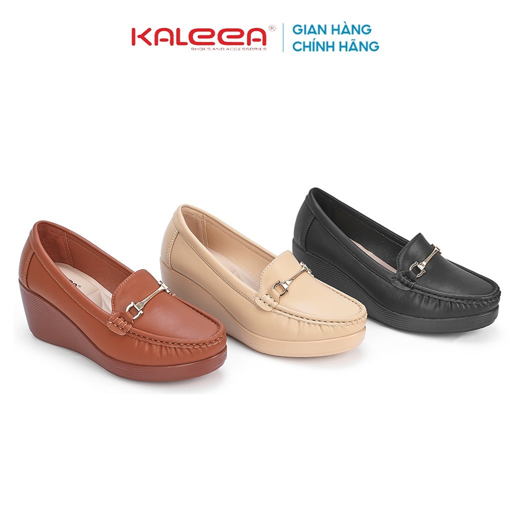 H28 - Giày cao gót đế xuồng Kaleea đi siêu nhẹ, êm chân cao 6p hàng chính hãng