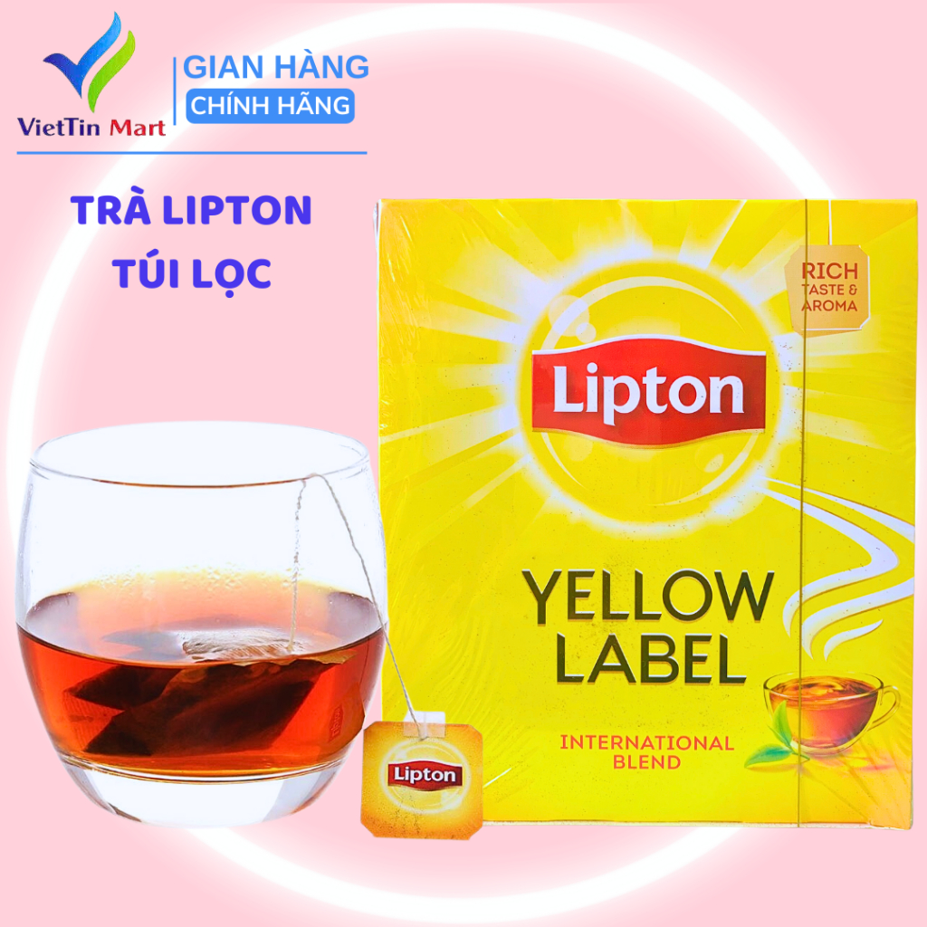 Trà Lipton Túi Lọc Nhãn Vàng