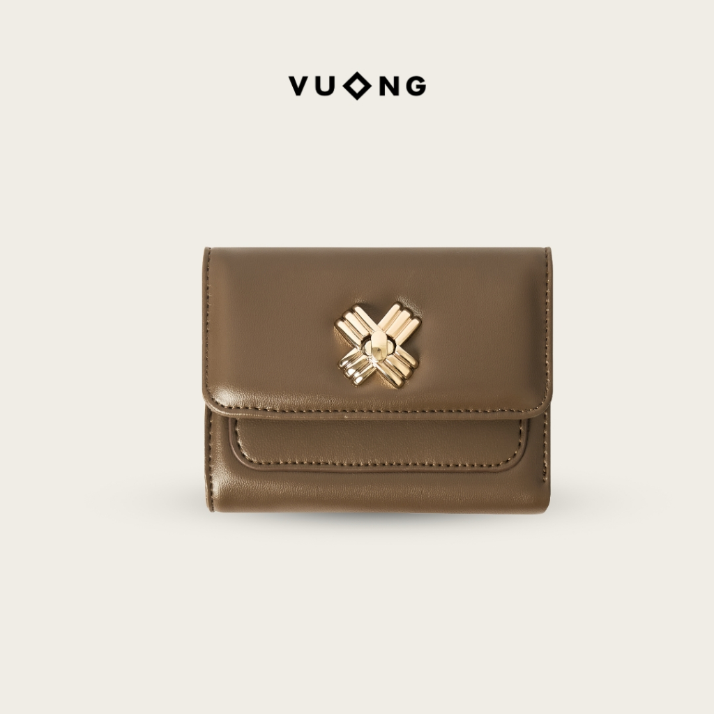 Ví ngắn Vuông Shop®️ khoá chéo