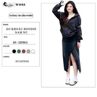  Áo Khoác Nỉ Croptop 40-105KG Bigsize Hoodie Khoá Kéo Nữ Phom Ngắn - Rộng 