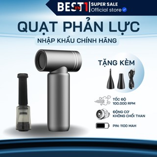  Quạt Phản Lực Máy Thổi Cầm Tay Mini Booster W03 W03B Siêu Mạnh 
