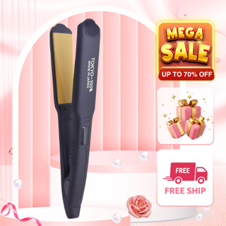 Máy Tạo Kiểu Duỗi Là Tóc Tokyo Chuyên Salon Mặt Sứ Ceramic Bóng Mượt Bảo Vệ Tóc, Không Gây Rối Tóc - Sweet