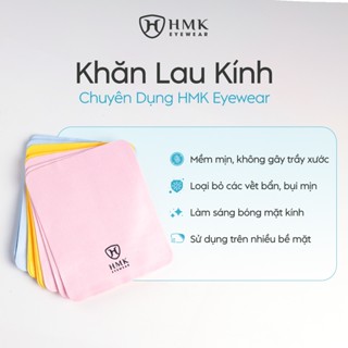 [MÀU XÁM] Khăn Lau Kính HMK Eyewear Chuyên Dụng Mềm Mịn, Dùng Lau Mắt Kính Cận