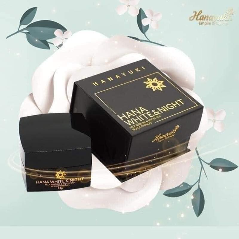 Kem Dưỡng Trắng Da Ban Đêm Hanayuki White & Night