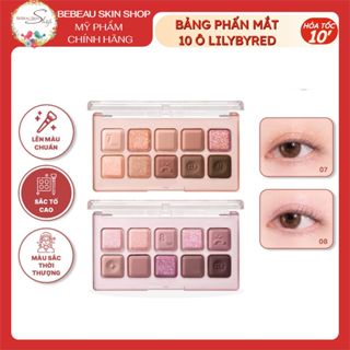 Phấn Mắt Lilybyred Mood Keyboard Membership Care 10ô lâu trôi bền màu 10.5G - Bebeau