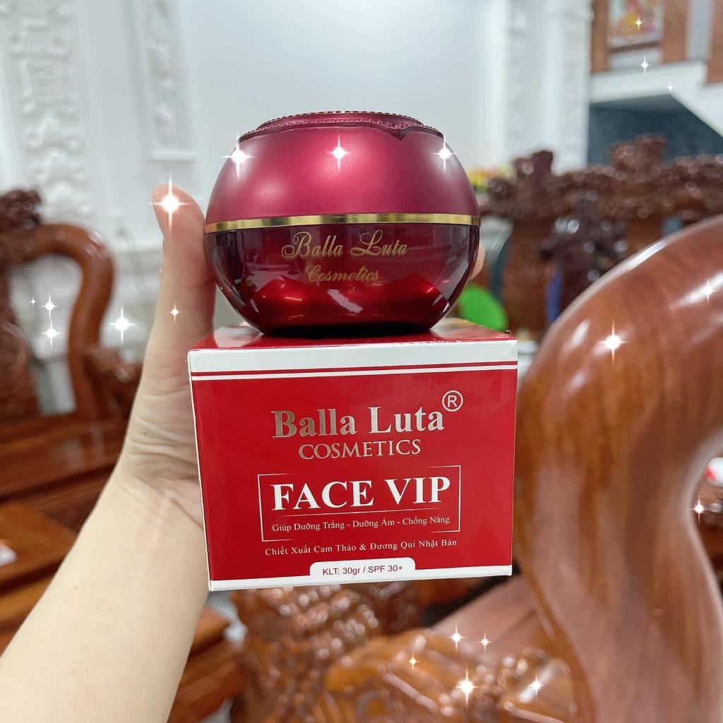 Kem Face VIP Đỏ Balla Luta 30g Chính Hãng