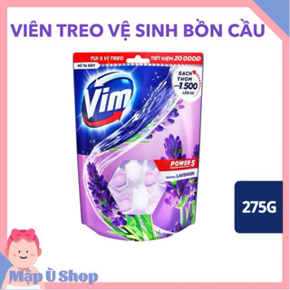 Túi 5 bộ viên treo bồn cầu Vim Power hương Lavender ( 55g x 5 )