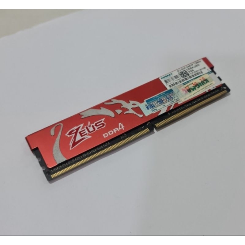 Ram Kingmax Zeus 8GB DDR4 Bus 2400Mhz TẢN NHIỆT THÉP QSD