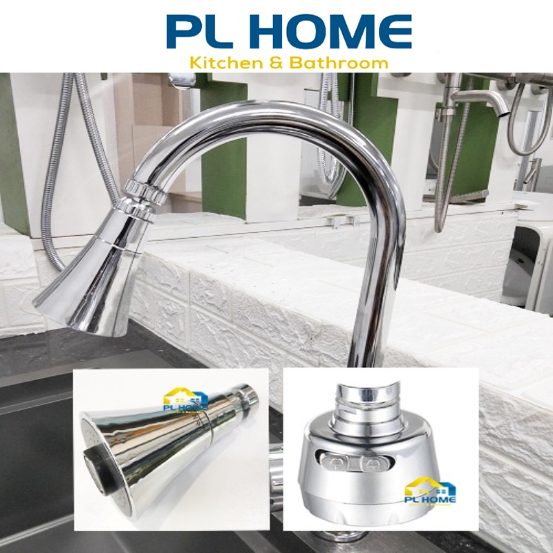 Đầu Vòi Rửa Chén Tăng Áp QC TN-DVRC-02 xoay 360 độ