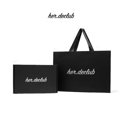 Hộp quà và thiệp ghi tay Herdeclub ( HỘP CHỈ ĐỰNG VỪA TÚI TỪ 22CM TRỞ LẠI )