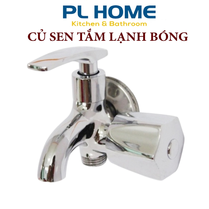 Củ sen tắm inox bóng