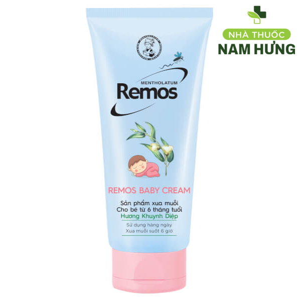 Kem chống muỗi Remos hương khuynh diệp cho bé tuýp 70g