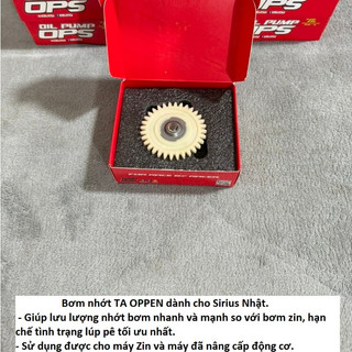 Bơm nhớt độ TA CNC dành cho xe Sirius Nhật