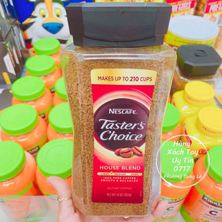  397g NESCAFÉ cà phê hòa tan Nes cafe Taster's Choice Instant Coffee House Blend hàng chuẩn Mỹ 