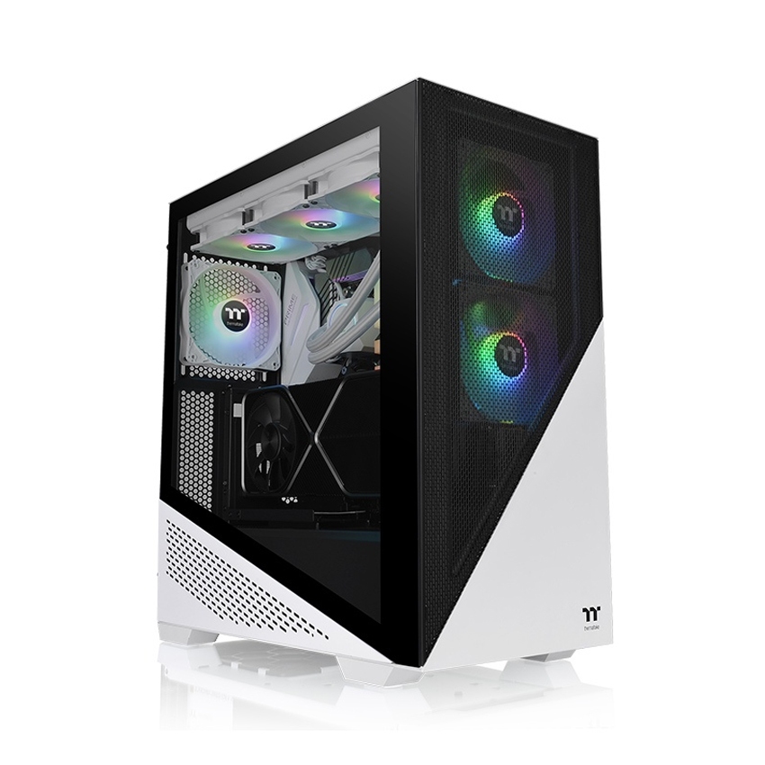 CASE  Thermaltake Divider 370 TG Snow ARGB Mid Tower Chassis