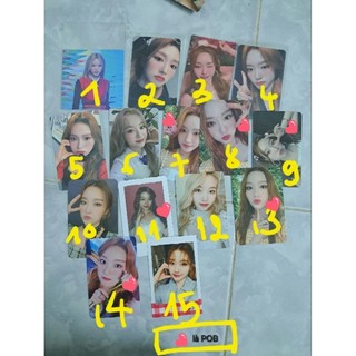  CARD BO GÓC CHÍNH HÃNG LOONA GOWON PARK CHAEWON LOOSSEMBLE ASSEMBLE 