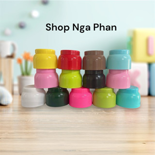 Hủ đựng kem 150g (bầu) đủ màu