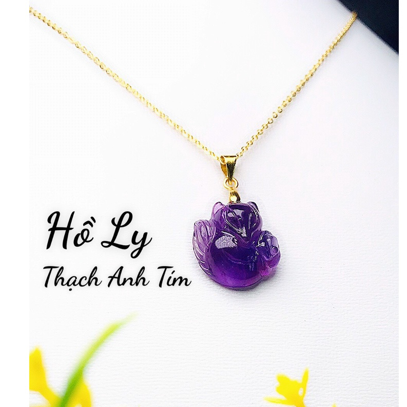 Hồ Ly Thạch Anh Tím, Garnet tự nhiên
