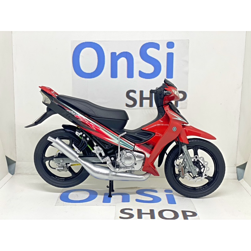 MÔ HÌNH XE YAZ 125ZR ĐỘ OPTION PHIÊN BẢN CHI TIẾT (ĐỎ) TỈ LỆ 1/12