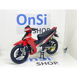 MÔ HÌNH XE YAZ 125ZR ĐỘ OPTION PHIÊN BẢN CHI TIẾT (ĐỎ) TỈ LỆ 1/12