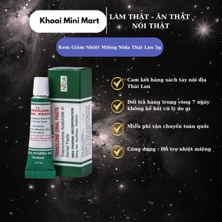 Kem Giảm Nhiệt Miệng Nida Thái Lan 5g
