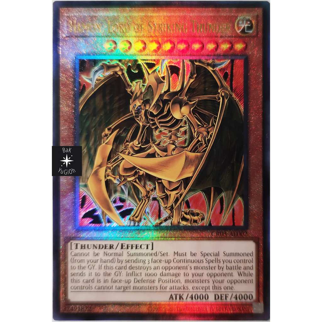 [BaK Yu-Gi-Oh] [Thẻ Bài Chính Hãng] Hamon, Lord of Striking Thunder |AE| Ultimate Rare