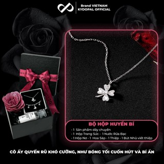 Dây chuyền bạc KYDOPAL đính đá cao cấp trang sức bạc nữ sang trọng 925 - PAL9B4C2