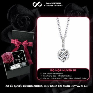 Dây chuyền bạc KYDOPAL đính đá cao cấp trang sức bạc nữ cá tính 925 - PAL9B6C2