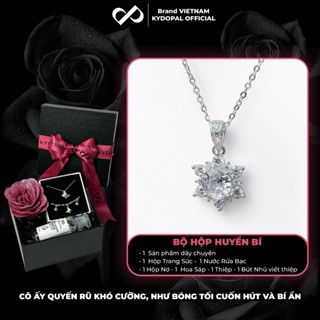 Dây chuyền bạc KYDOPAL đính đá cao cấp trang sức bạc nữ sang trọng 925 - PAL9B3C1