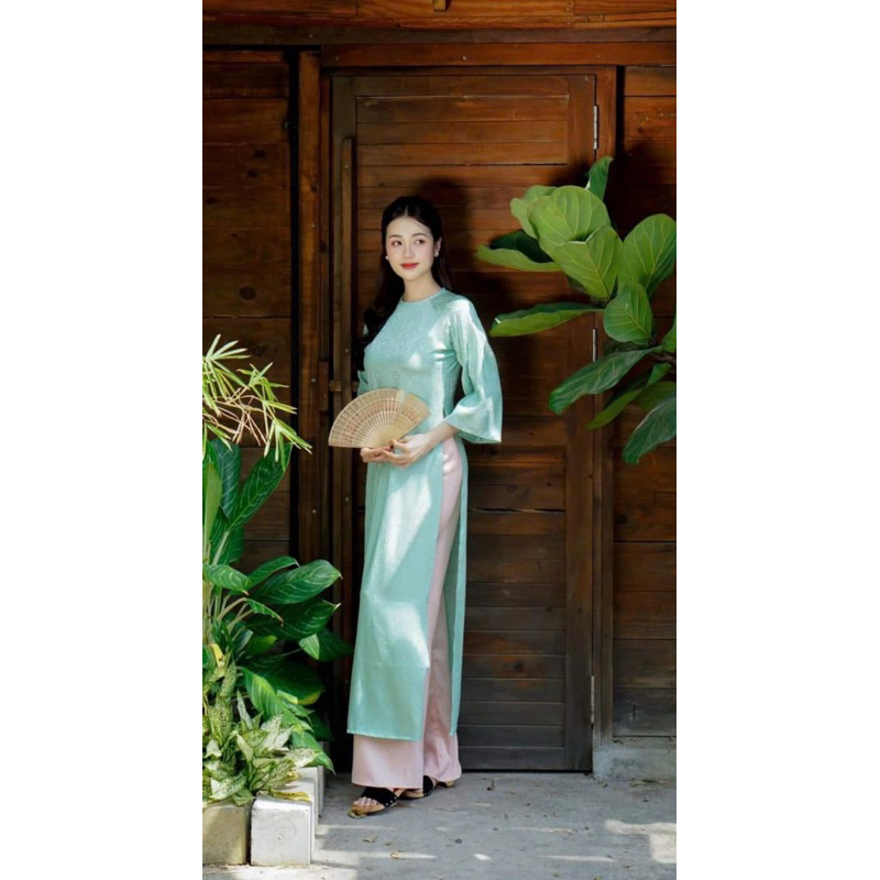 Gấm cổ tròn cao cấp siêu mềm , co dãn cho chị em mặc nhóm , đồng phục bao giá thị trường ✔️ | BigBuy360 - bigbuy360.vn