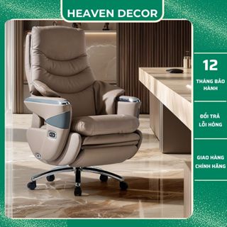 Ghế văn phòng, ghế giám đốc ngả điện massage nhập khẩu cao cấp, có gác chân HEAVEN M224