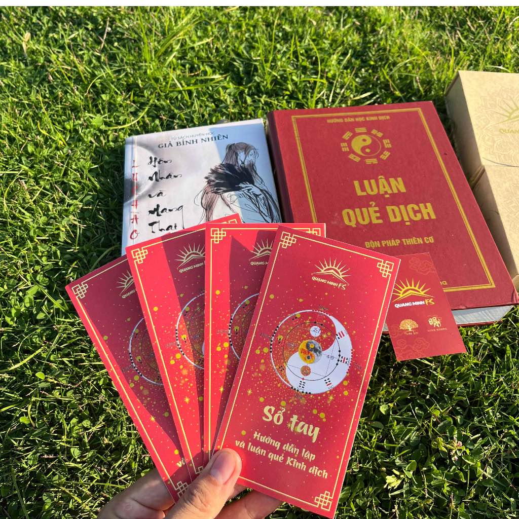 Sổ tay Lập và Luận bộ 64 quẻ Kinh dịch Dự đoán Thiên Cơ - Tặng kèm 3 đồng tiền xu lập quẻ Kinh dịch