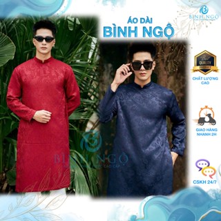  Áo dài nam cách tân hàng thiết kế chất liệu gấm cao cấp chuẩn form thanh lịch sang trọng - Áo Dài - Pháp Phục Cao Cấp 