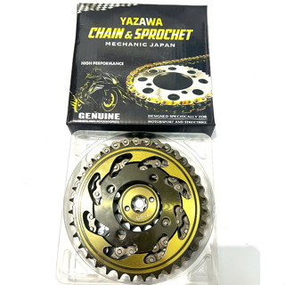 Nhông xích -nhông sên dĩa YAZAWA chính hãng dream - sirius 50cc - wave nhỏ - wave rs - sirius 110cc