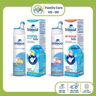 Xịt mũi cá heo cho trẻ Sterimar vàng/cam, Pháp (100ml)