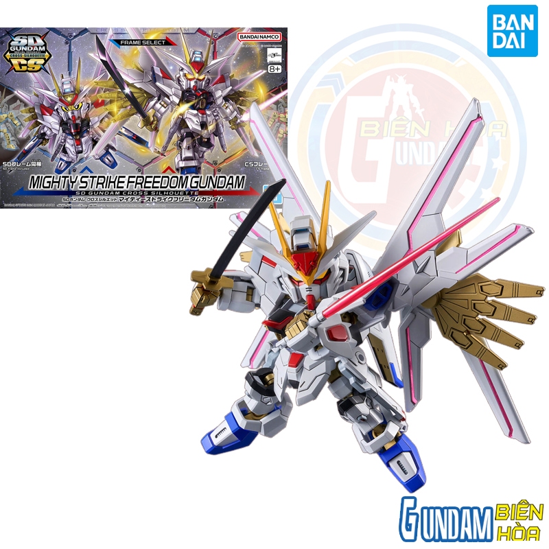 Bộ lắp ráp gundam SD GUNDAM CROSS SILHOUETTE MIGHTY STRIKE FREEDOM GUNDAM
