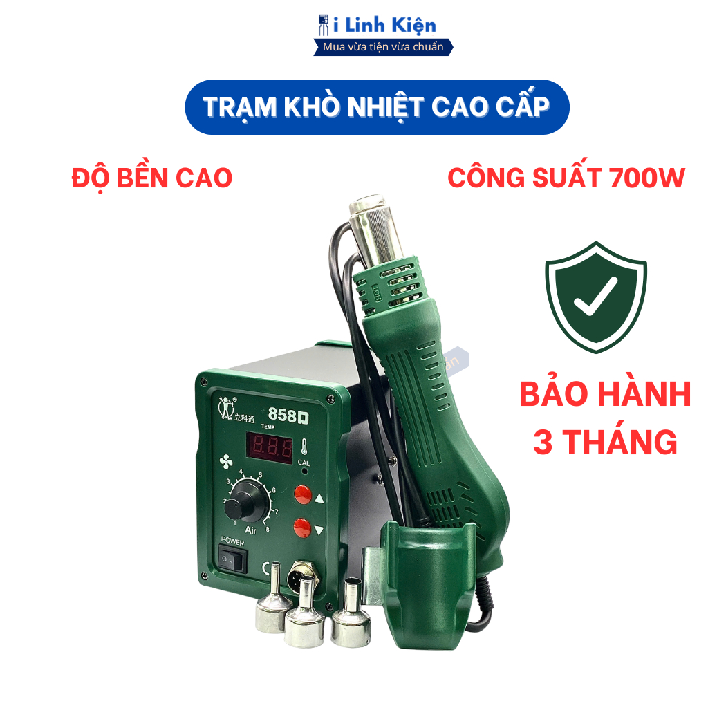 Máy khò nhiệt Debailong 858D 858A chính hãng.
