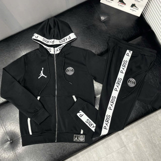 Bộ Quần Áo Hoodie Nam Pa Dít Phối Dây Mũ Siêu Đẹp - Bộ Nỉ Nam Hoodie Pa Dít Chất Nỉ Dày Dặn Cao Cấp