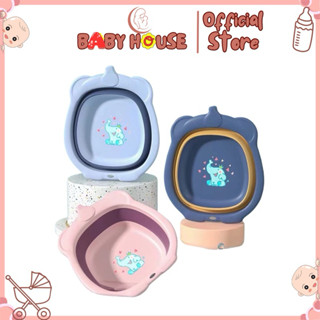 Chậu rửa mặt gấp gọn hình voi/ vương miện