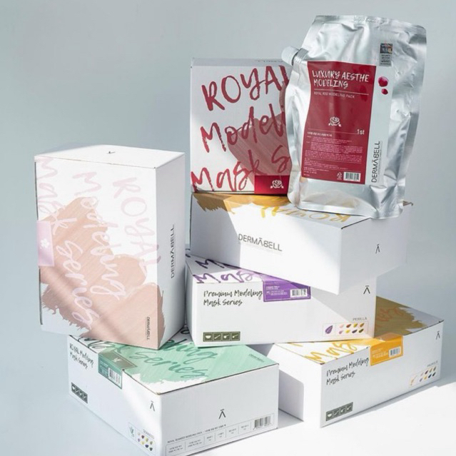 Mặt nạ dẻo Dermabell hoa hồng Modeling Mask mini