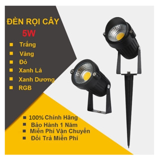 ĐÈN LED RỌI 220V COB 5W Sân vườn, đèn rọi gốc cây, đèn trang trí tiểu cảnh