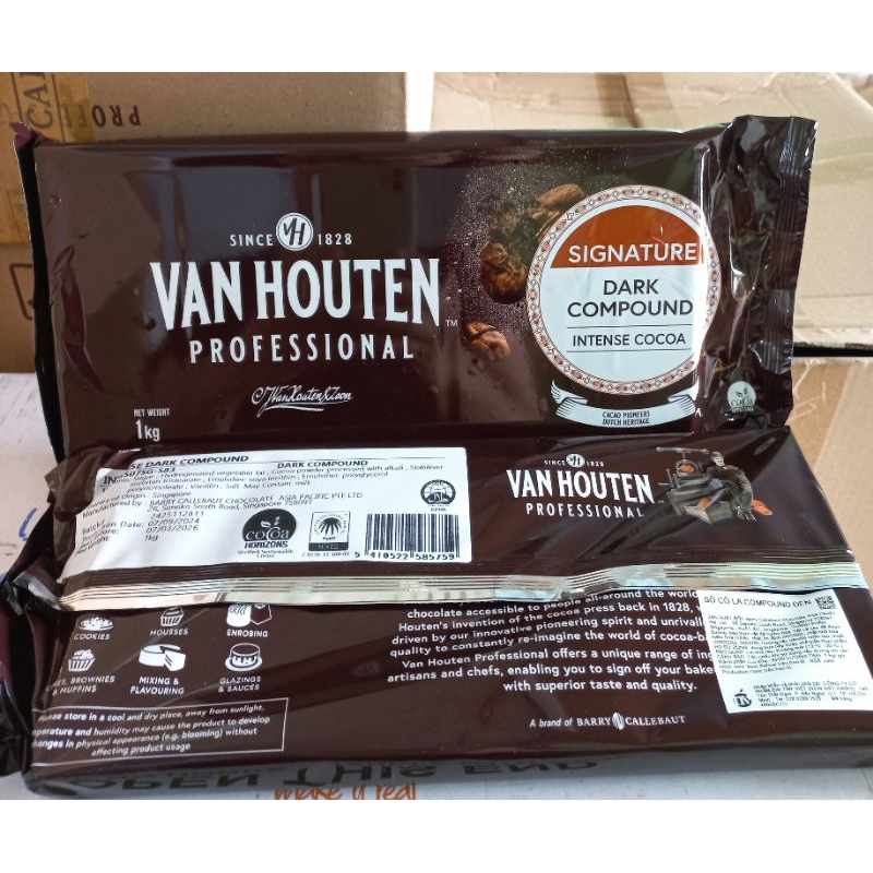 SÔ CÔ LA ĐEN VANHOUSTEN KHỐI 1KG