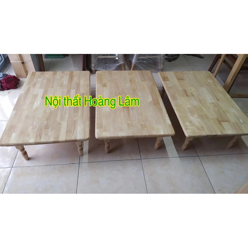 (Ship hoả tốc ) Bàn gấp gọn gỗ cao su cỡ to