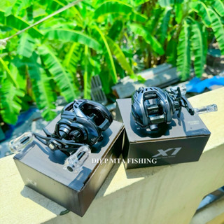 Máy câu cá lure máy Ngang Cemreo - X1 - Thân Vỏ Bằng Sợi Cacbon Siêu Nhẹ-có tiếng Dragclick