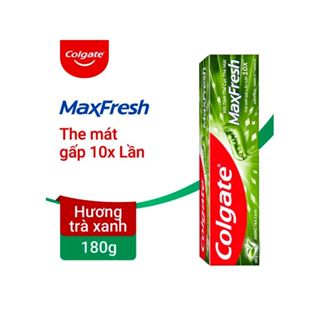 [HSD: 2026] Kem Đánh Răng Colgate MaxFresh Hương Trà Xanh 180g/225g