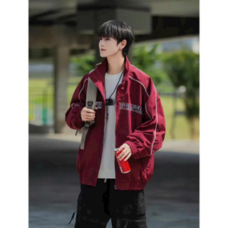 Áo gió 2 lớp, áo khoác dù form rộng kéo khoá 4 màu đen, đỏ đô, trắng, nâu TaKanShop Hoodie Unisex