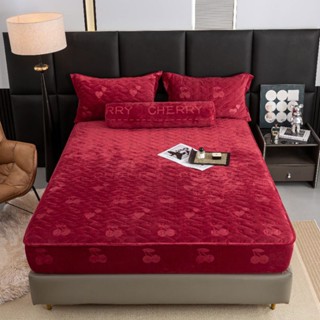 ga gối nỉ 5d siêu cấp họa tiết nhã nhặn hoa văn nổi ấn tượng,ga trải giường vải nhung cừu mềm mại