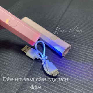  Đèn hơ móng mini 