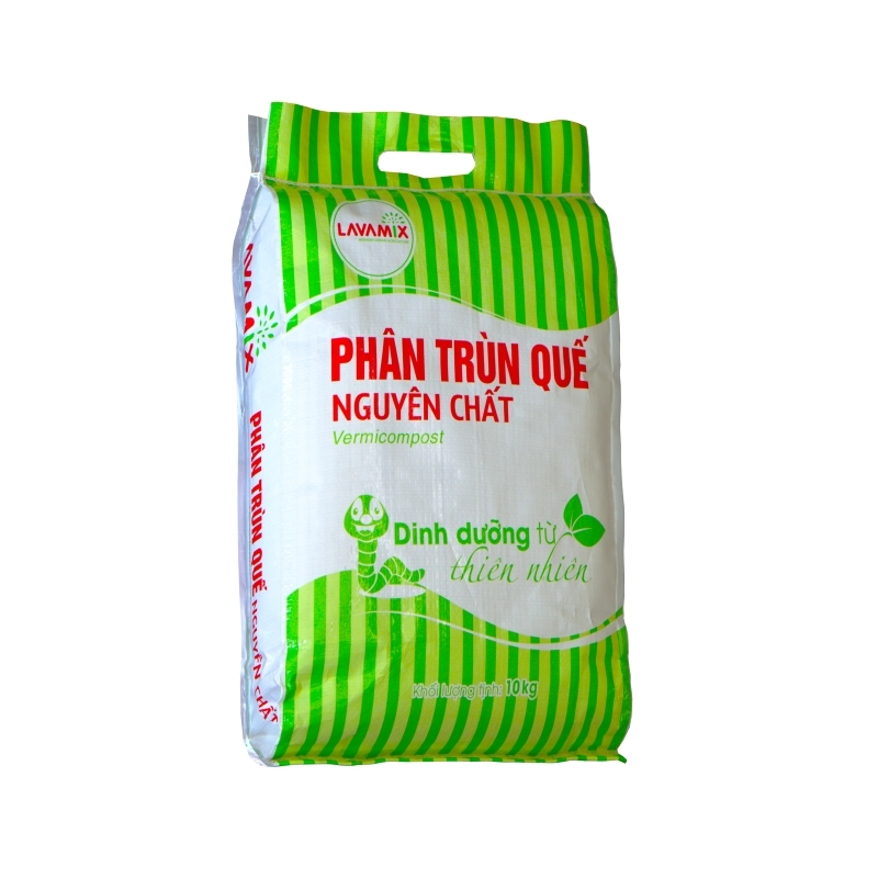 Phân Trùn Quế nguyên chất đã qua sơ chế (2kg) Lavamix - Lá Xanh Shop